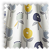 Pomegranate Ochre Yellow Modern Floral Made To Measure Curtains