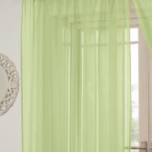 Lucy Eyelet Ring Top Voile Curtain Panel - Zest Green