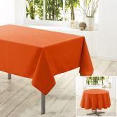 Essentiel Plain Tablecloth - Brick Orange