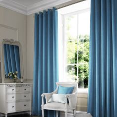 Shelby Denim Blue Made to Measure Curtains