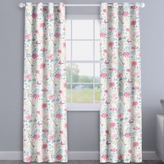 Amazon Delft Blue Floral Made To Measure Curtains