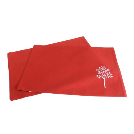 Christmas Noel Red & White Placemat