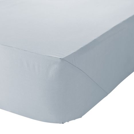 Catherine Lansfield Non Iron Percale Combed Polycotton Fitted Sheet - Duck Egg