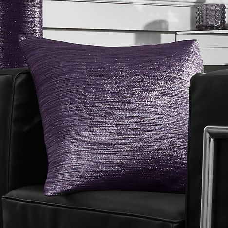 Glitter Glamour Pack of 4 Cushion Covers - Purple