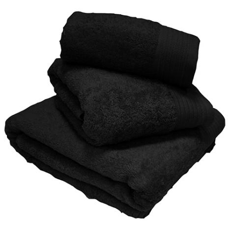 Egyptian Cotton Combed Supersoft Towel Black