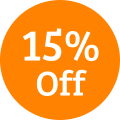 15% off