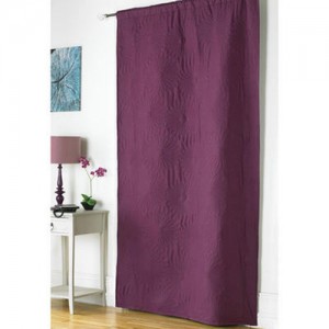 purple door curtain