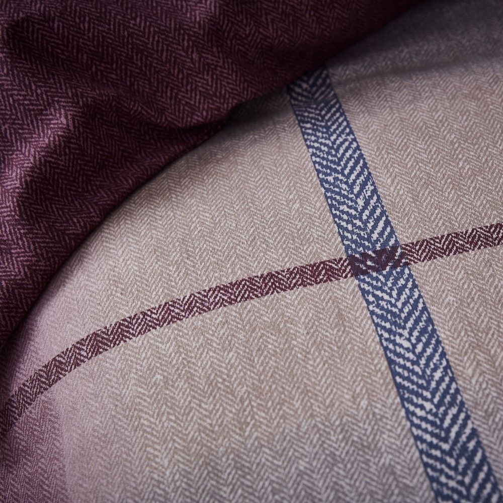 Catherine Lansfield Berwick Tweed Brushed Cotton Duvet Cover