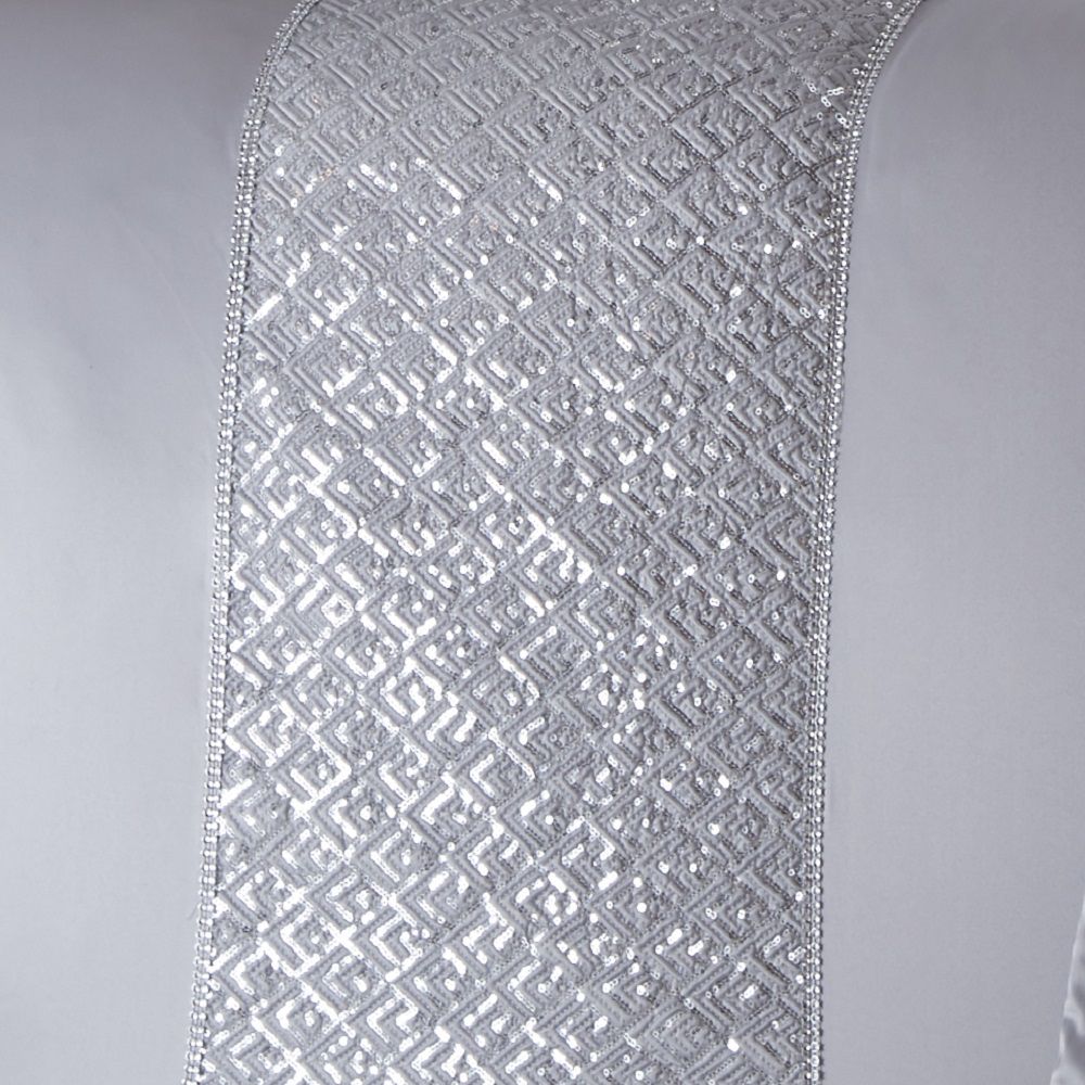 Shimmer Silver Sequin Duvet, Shimmer Sequin Silver Duvet Cover Set
