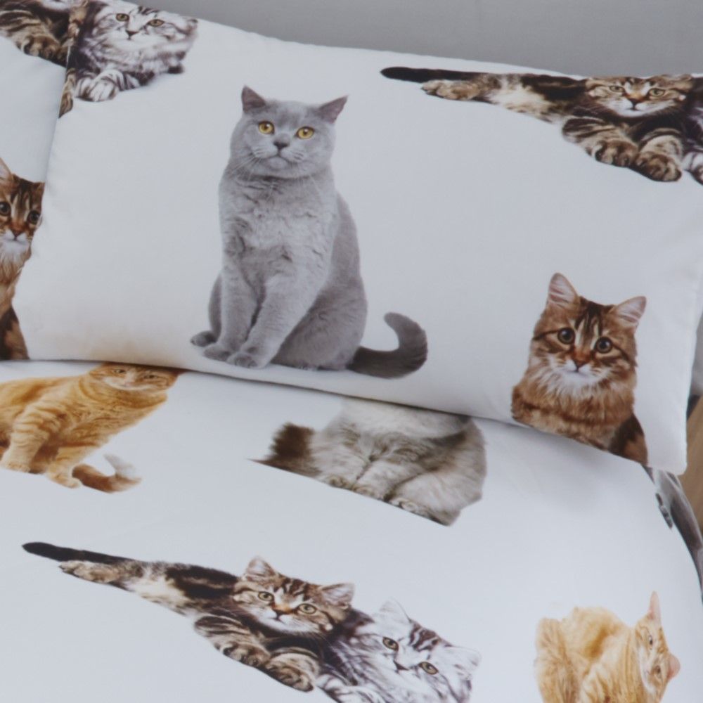 Cats Duvet Cover Set Multi Tonys Textiles