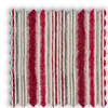 Garda Striped Cherry Red Roman Blind