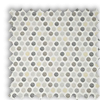 Laurel Charcoal Grey Modern Geometric Roman Blind