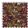 Rainforest Cranberry Red Exotic Animals Roman Blinds - Cranberry Red