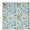 Allium Slate Blue Floral Made To Measure Curtains