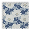 Bermondsey Denim Blue Floral Made To Measure Curtains
