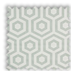 Hex Aqua Grey Geometric Made To Measure Curtains