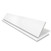 Embossed Faux Wood Venetian Blind With Tape  - Arctic White & White