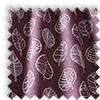 Kato Amethyst Purple Modern Leaves Made To Measure Curtains