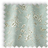 Rosamund  Eau-de-nil Blue Floral Made To Measure Curtains