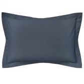 Serene Plain Dye Easy Care Oxford Pillowcase - Denim Blue