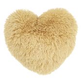 Catherine Lansfield Cuddly Heart 3D Cushion - Ochre Yellow