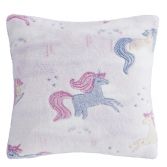 Catherine Lansfield Kids Unicorn Dreams Glow in the Dark Filled Cushion - Pink