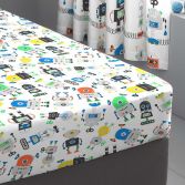Robots Kids Fitted Sheet - Multi