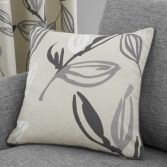 Ensley Leaves Cushion Cover - Grey