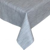 Textured Grey Plastic Tablecloth Wipe Clean Pvc Vinyl
