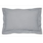 Catherine Lansfield Non Iron Percale Oxford Pillowcase Pair - Grey