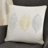 Skandi Leaf Cushion Cover - Ochre Yellow
