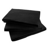 Jersey 100% Cotton Fitted Sheet Black