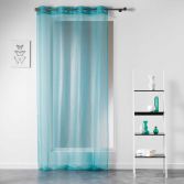 Galactic Simple Geometric Voile Panel - Mint Green