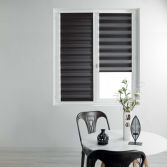 Day and Night Plain Roller Blind - Black