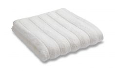 Bianca 100% Cotton Soft Ribbed Towel - Cream