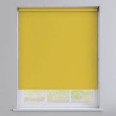 Express Blackout Plain Roller Blind - Lemon Yellow