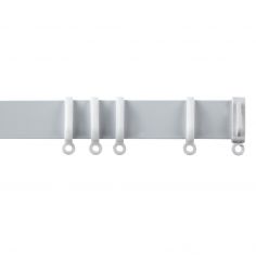 Streamline Aluminium Metal Fixed Complete Curtain Track - White