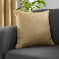 Strata Plain Textured Cushion Cover - Ochre Yellow