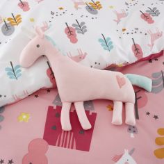 Cosatto Unicorn land Kids Cuddly Cushion - Pink Grey