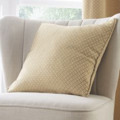 Indiana Geometric Jacquard Cushion Cover - Yellow