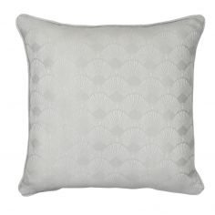 Tiffany Jacquard Cushion Cover - Silver Grey