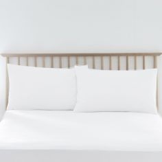 Drift Plain Pair of Standard Pillowcases - White