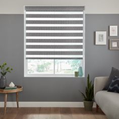 Barrel Charcoal Grey Jacquard Day and Night Blind