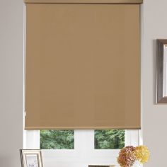 Alexis Plain Roller Blind - Toffee