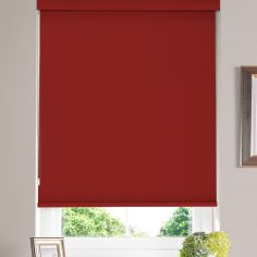 Galaxy Plain Roller Blind - Red