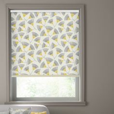 Miss Print Persia Roller Blind - Piccalilli Yellow Grey