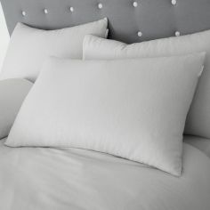 Catherine Lansfield Brushed Standard Pillowcase Pair - Grey