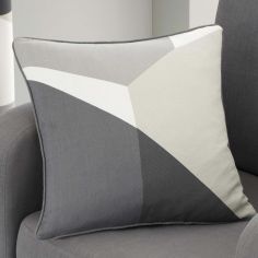 Geometra Cushion Cover - Charcoal Grey