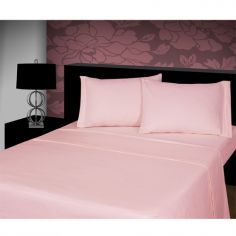 Flannelette 100% Cotton Flat Sheet Pink