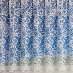 Canterbury Lace Luxury Heavy Weight White Net Curtain